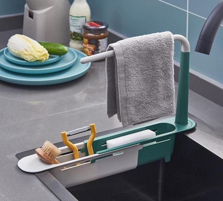 SmartSink™ 360° Organizer – Declutter & Elevate Your Kitchen Space!
