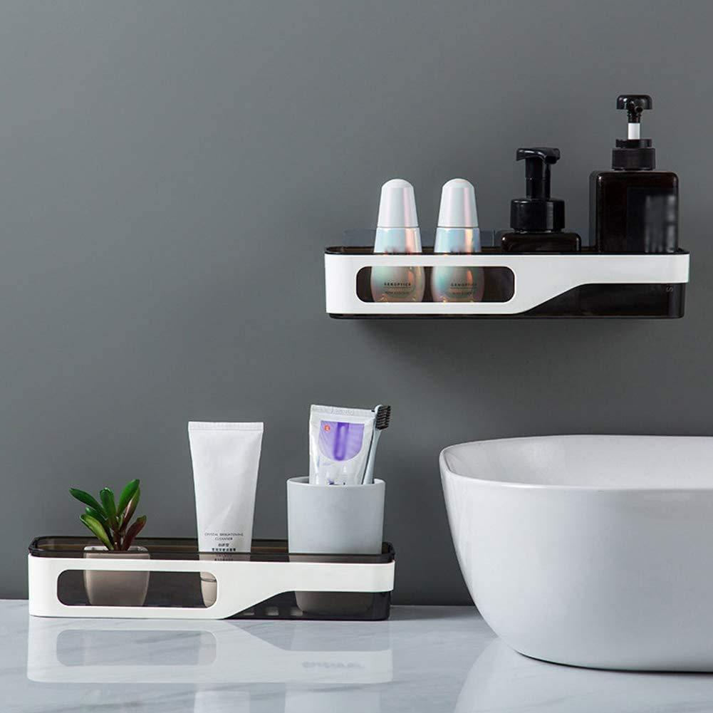 Rack Organizer-Wall Mounted Plastic Shampoo Shower Holder Containers and Supplements for Kitchen Rack