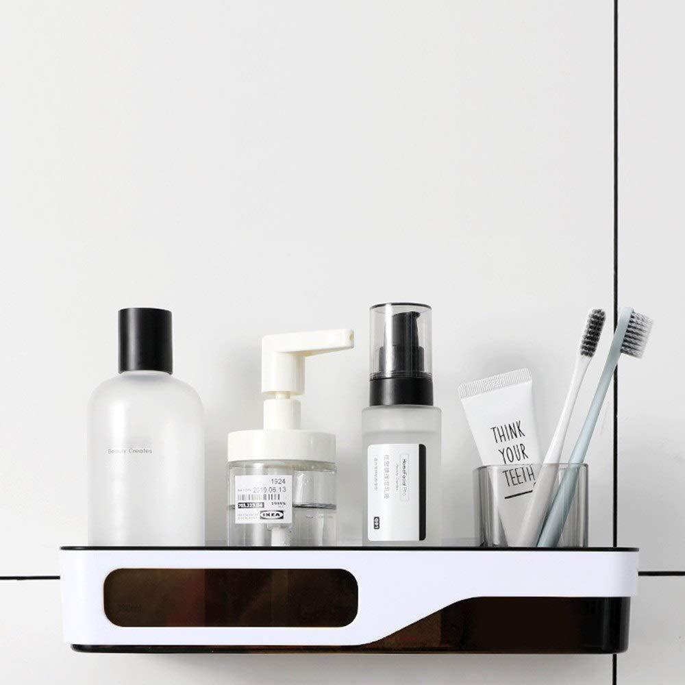 Rack Organizer-Wall Mounted Plastic Shampoo Shower Holder Containers and Supplements for Kitchen Rack