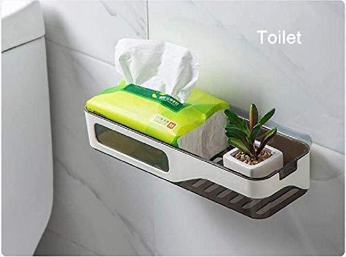 Rack Organizer-Wall Mounted Plastic Shampoo Shower Holder Containers and Supplements for Kitchen Rack