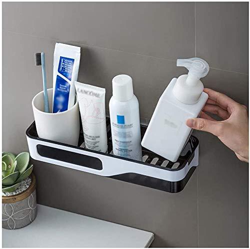 Rack Organizer-Wall Mounted Plastic Shampoo Shower Holder Containers and Supplements for Kitchen Rack