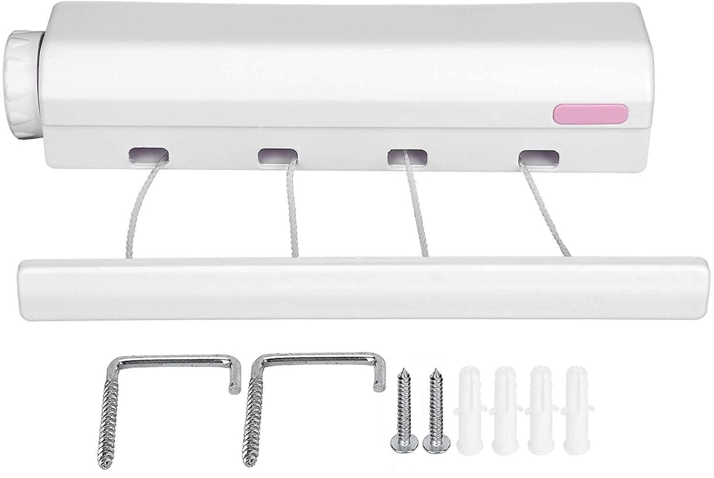 Clothesline- 4 Ropes Telescopic Retractable Clothesline/Drying Rope